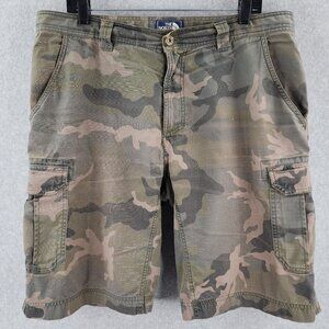 The North Face Camo Shorts Mens 38 Cargo 12" Ripstop Utility Hiking Outdoor Y2K